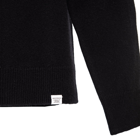 Norse Projects Sigfred Merino Lambswool Sweater Black N45-03459999 Degli Uberti